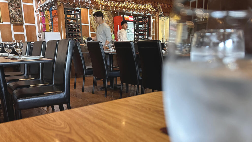 Interior of TupTim Thai