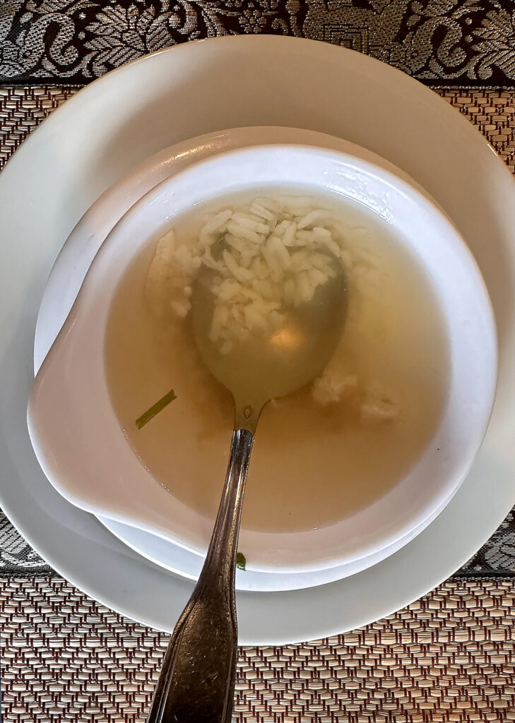 Coconut Soup at TupTim Thai