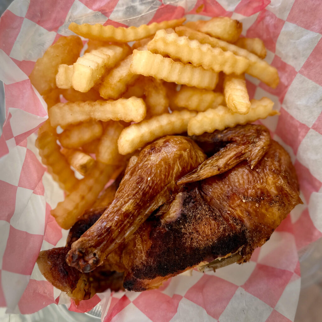 Roasted chicken