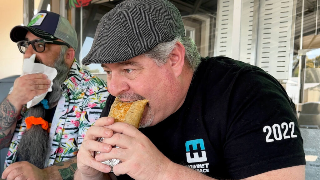 The burrito at Taqueria Tikal