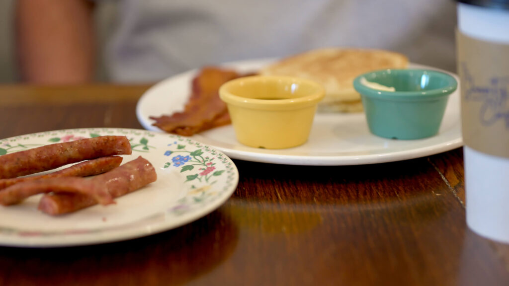 Breakfast platter from The Shanty Cafe